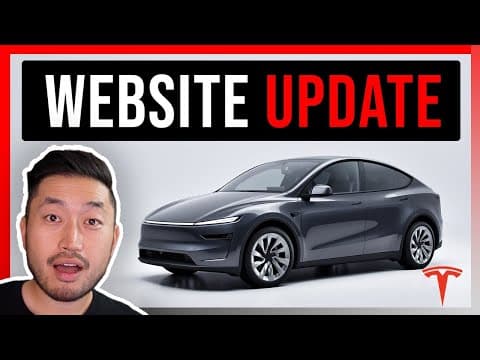 Tesla Website Update