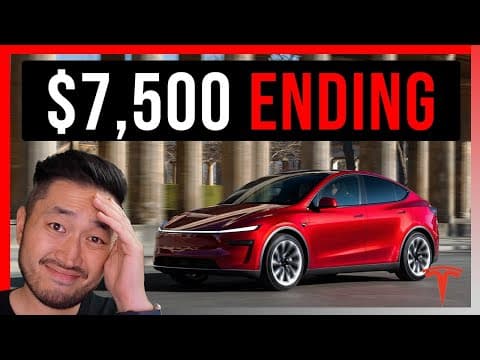 Urgent Tesla Update: $7,500 Tax Credit Could End Sooner Than Expected featured image