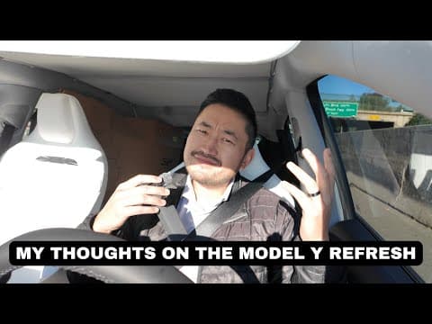 my thoughts on the Model Y Refresh