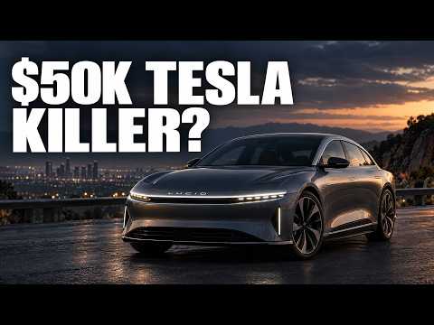 Cover image for Lucid Cosmos Tesla Competitor Spotted as $50k EV