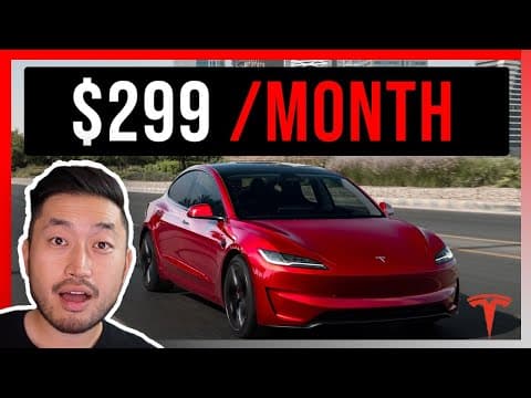 Tesla Model 3 Leases Hit Rock Bottom at $299/Month: Deals, Updates & EV News featured image