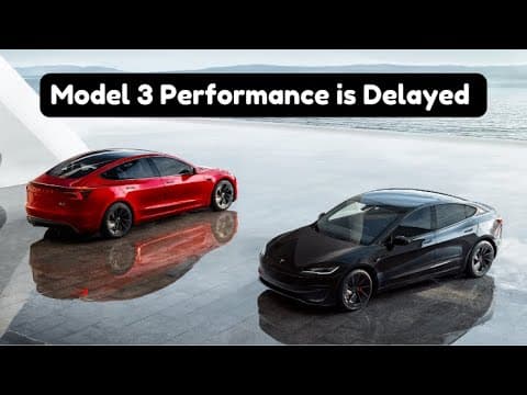 Tesla Model 3 Performance Delivery Delays: What’s Going On? featured image