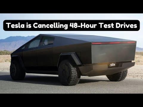 Tesla Cancels 48-Hour Test Drives: What You Need to Know featured image