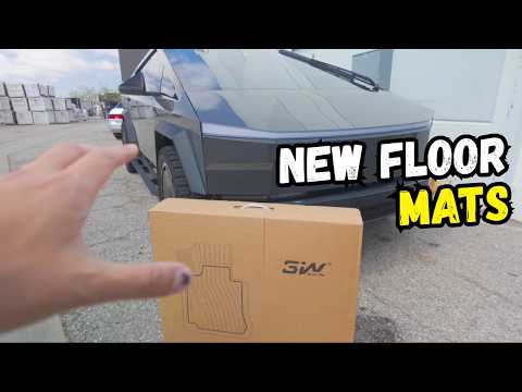 Cover image for Cybertruck 3W Floor Mats Review & Install