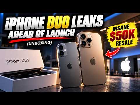 iPhone Duo Leaks Unboxing Shows $67K Resale Prices featured image