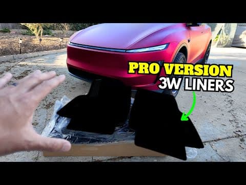 Unboxing & Review: 3W Pro All-Weather Floor Mats for Tesla Model Y featured image