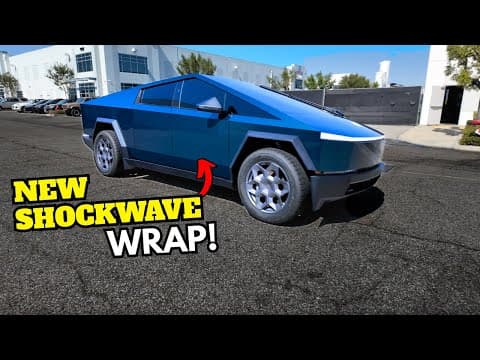 Wrapping My Cybertruck in Shockwave: A Sneak Peek at Unplugged Performance's New Shop featured image