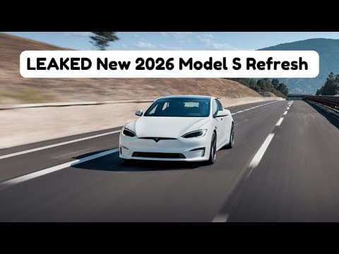 New Model S Leak Confirms Underwhelming Features featured image