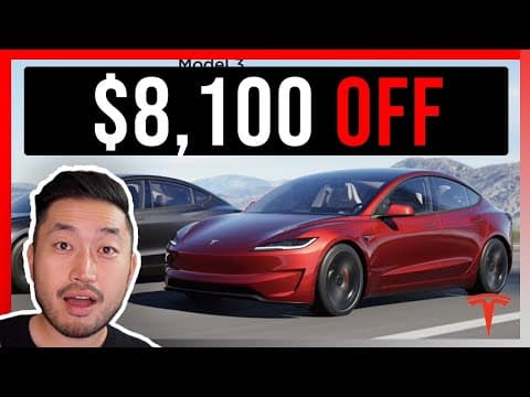 Massive Tesla Model 3 Performance Discounts: Up to $8,000 Off! featured image