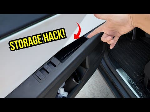Enhancing Your Tesla Cybertruck: EVBase Door Pocket Accessory Review featured image