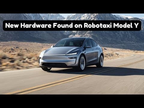 Tesla's Robo Taxi Model Y: New Hardware Insights Revealed featured image