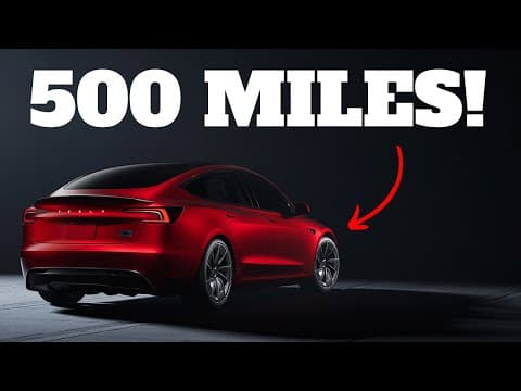 Tesla's New Model 3 Plus: Could It Hit 500 Miles of Range? featured image