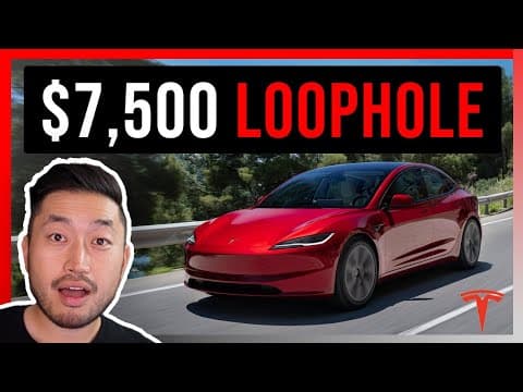 Tesla Tax Credit Loophole: How to Get $7,500 Even If You Don't Qualify featured image