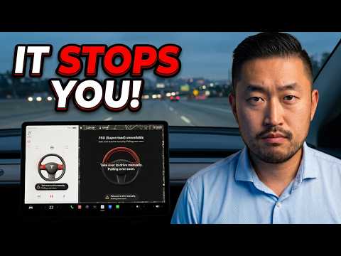 Cover image for Tesla FSD Pulls Over Distracted Drivers in 14.3