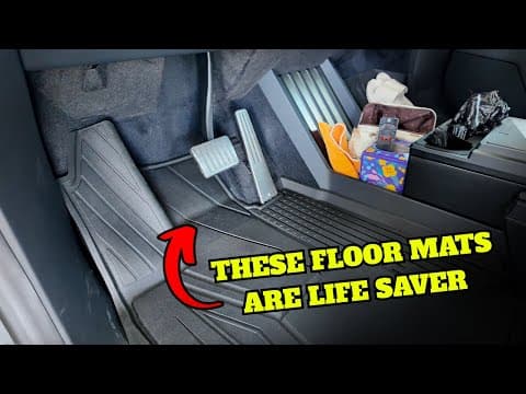 Must-Have Accessory for Your Cybertruck: 3W All-Weather Floor Mats featured image