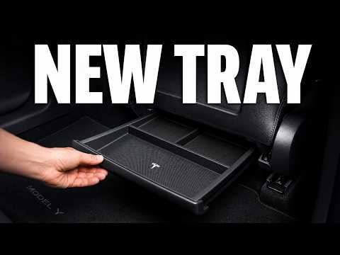 Tesla Underseat Storage Tray: Official Accessory Drops featured image