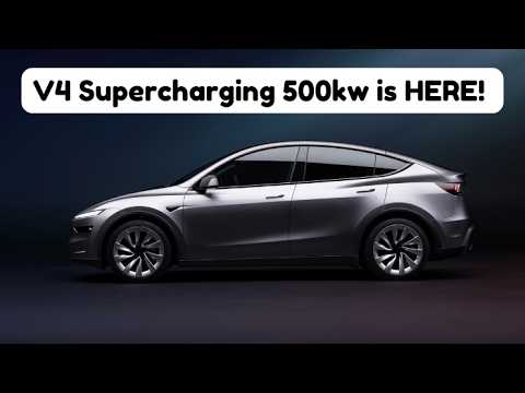 Tesla's 500kW V4 Superchargers Arrive: Lightning-Fast Charging and Must-Have Accessories featured image