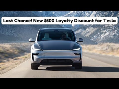 Tesla Solar Owners: Unlock a $500 Loyalty Discount on Model Y! featured image