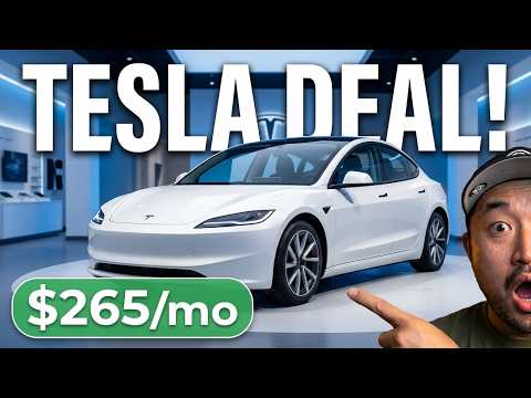 Insane $265/Month Tesla Model 3 Leases with Near 0% Rates – Here's How to Get One featured image