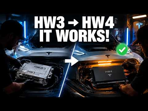 Tesla HW3 to HW4 Retrofit Success on 2022 Model 3 featured image