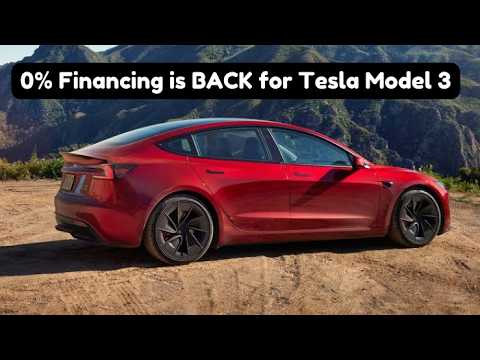 Tesla Model 3 0% Financing is Back – Act Fast! featured image