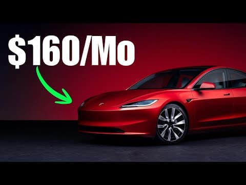Scoring a Tesla Model 3 for $160 a Month: A Real Deal Breakdown featured image