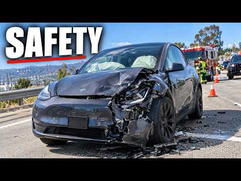 Cover image for Tesla Model Y Head-On Crash Survival Proves Safety First