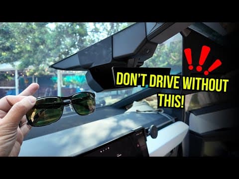 Cybertruck Sunglass Holder: EVBase's Smart Solution for Tesla Owners featured image
