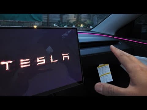 Exclusive Tesla Model Y Performance Feature: Ambient Lighting That Syncs with the Logo Screen featured image