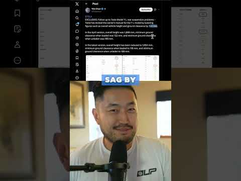 Cover image for Model Y L Suspension Issues Spark Tesla Manual Update