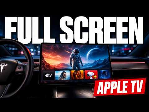 Cover image for Tesla Apple TV Full Screen Mode Now Available