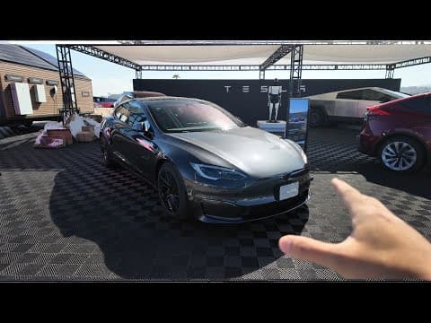 First Look at the Refreshed Tesla Model S at Electrify Expo featured image