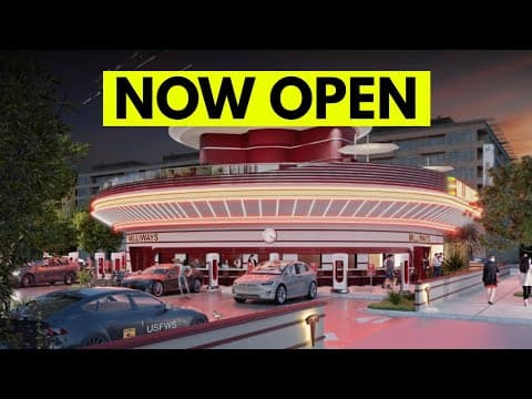 Tesla Diner Officially Opens: A Futuristic 24/7 Charging Haven featured image