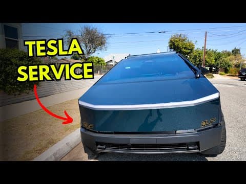 First Tesla Cybertruck Service: Fixing Delivery Issues and More featured image