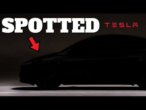 Mysterious Tesla Compact SUV Spotted: Smaller Than Model Y? featured image