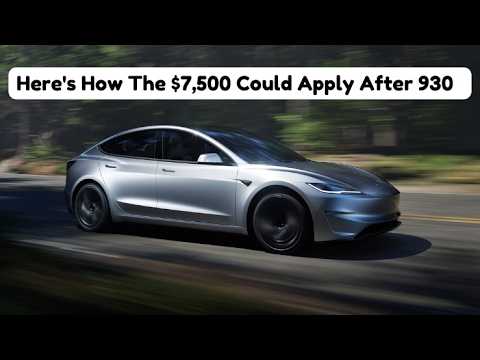 Tesla $7,500 Tax Credit: Securing It After September 30th