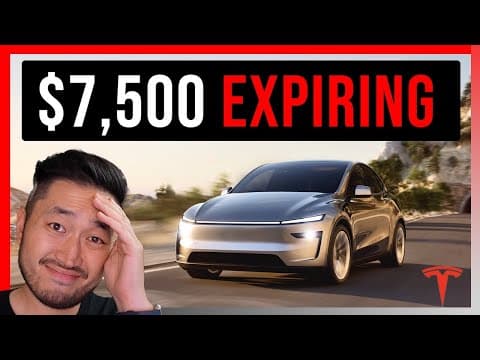 End of $7,500 EV Tax Credit? Tesla Updates & More featured image