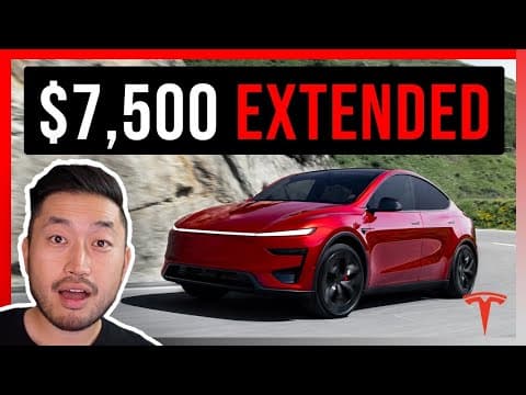 Tesla Extends $7,500 Tax Credit: Lock It In with a Simple Deposit featured image