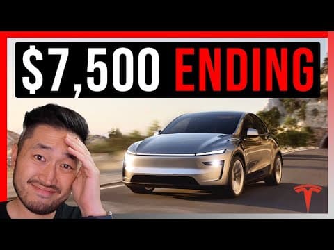 Tesla $7,500 Tax Credit Ending: What You Need to Know Before September 30th featured image