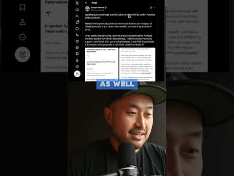 Cover image for Tesla Cybertruck Australia Cancellation Hits NZ Too