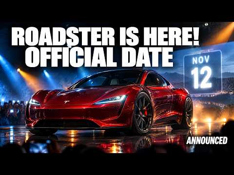 Cover image for Tesla Roadster Release Date: October 1 Official